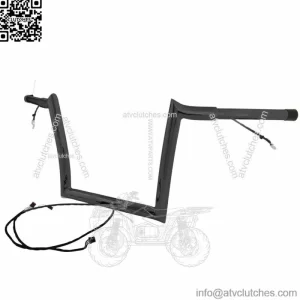 Yaffe Wired 10" Black OEM Monkey Ape Hangers Bars Handlebars Harley Touring FLTR (For: Harley-Davidson)