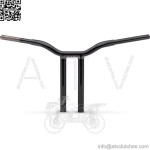 LA Choppers 1 1/4" Black Kage Fighter 12" T Bars Straight Handlebars Harley FXD (For: Harley-Davidson)