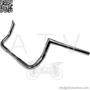 LA Choppers 8" Chrome 1.25" Twin Peaks Touring Handlebars Bars Harley Batwing (For: Harley-Davidson)