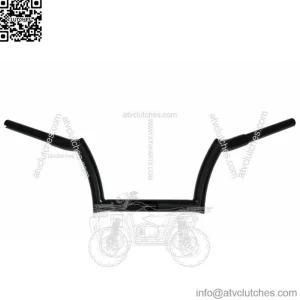 Paul Yaffe Originals OEM Black 6" Monkey Drag Bar Handlebars Handlebars Harley (For: Harley-Davidson)