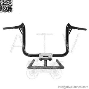 KST Kustoms Satin Black 16" Punisher Handlebars Bars Harley Touring Batwing FLH (For: Harley-Davidson)