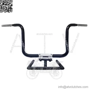 KST Kustoms Satin Black 16" Six Bend Kicker Handlebars Bars Harley Touring FLH (For: Harley-Davidson)