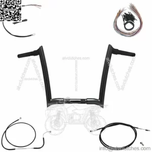 OEM Yaffe Black 12" Monkey Bars Package Kit 2013 Harley Road King Glide CVO ABS (For: Harley-Davidson)