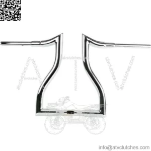 LA Choppers 1-1/2" 14" Chrome Hammerhead Handlebars Harley Road Glide King 15-20 (For: Harley-Davidson)