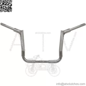 Fat Baggers 14" 1 1/2" Chrome EZ Pointed 2 Piece Handlebars Harley Touring 14-20 (For: Harley-Davidson)