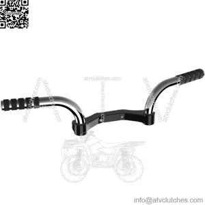 Lindby Black/Chrome Adjustable Footrest Steel Frame Mounted Harley Touring '14+ (For: Harley-Davidson)