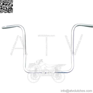 Paul Yaffe Chrome 12" Classic Ape Hanger Handlebars Harley Touring Bagger 96-20 (For: Harley-Davidson)