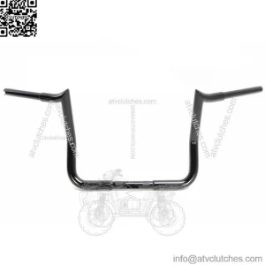 Paul Yaffe Originals Black 10" Monkey Bar Bars Handlebars Harley Touring Bagger (For: Harley-Davidson)