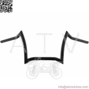 Black 1" Crazy Z Bars Ape Hanger Handlebars Harley Chopper Bobber Custom XL Pan (For: Harley-Davidson)