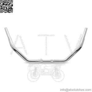 New Chrome Wild One 1 1/4" 1.25" Fat Chubby Comfort Handlebars Handle Bar Harley (For: Harley-Davidson)
