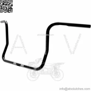 Paul Yaffe Black 12" Classic Ape Hangers Handlebar Harley Batwing Touring Bagger (For: Harley-Davidson)