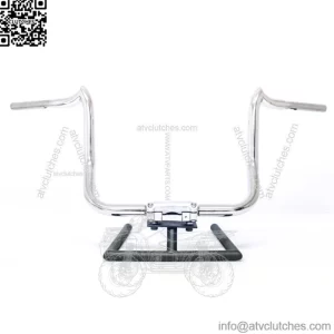 KST Kustoms Polished 14" Mayhem Bagger Handlebars Bars Harley Touring Batwing (For: Harley-Davidson)