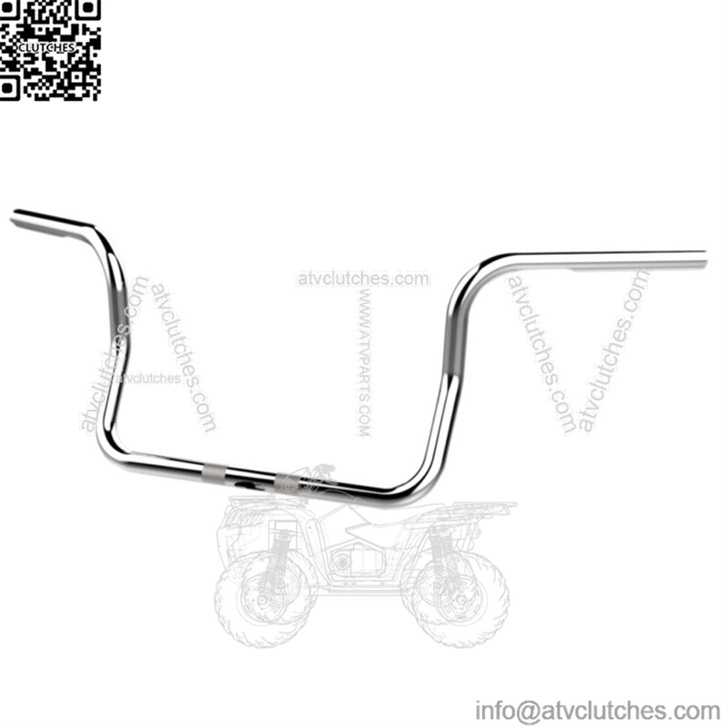 Khrome Werks Chrome 1" Knurled 10" Ape Hanger Handlebars Harley Touring 96-2020 (For: Harley-Davidson)