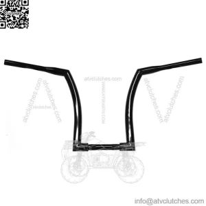 16" Black Fat Monster Ape-Hanger Apes Handlebars Harley Softail Dyna Sportster (For: Harley-Davidson)