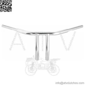 8 1/2" Rise Chrome Pullback Drag Bars Handlebars Harley Softail Dyna Sportster (For: Harley-Davidson)