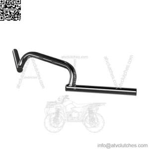 Burly Clubman Bar Black 1" Handlebar Harley Custom Cafe Racer Tracker Sportster (For: Harley-Davidson)