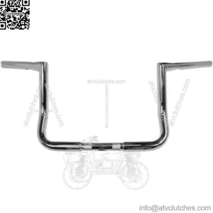 LA Choppers 10" Chrome 1.25" Twin Peaks Touring Handlebars Bars Harley Batwing (For: Harley-Davidson)