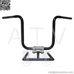 KST Kustoms Satin Black 14" Straight Jacket Handlebars Harley FLTR Softail Dyna (For: Harley-Davidson)