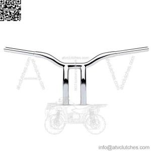 LA Choppers 1 1/4" Chrome Kage Fighter 10" T Bars Pullback Handlebars Harley FXD (For: Harley-Davidson)