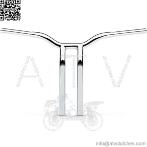 LA Choppers 1 1/4" Chrome Kage Fighter 14" T Bars Pullback Handlebars Harley FXD (For: Harley-Davidson)