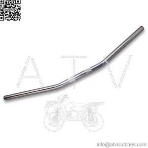 Chrome 32" Drag Bar Handlebar Knurled Smooth Harley Sportster Dyna Chopper XL (For: Harley-Davidson)