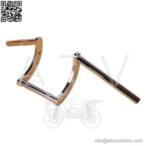 1" Chrome Handlebars Z-Bar Bars For Harley Dyna Softail Sportster XL 883 1200 (For: Harley-Davidson)