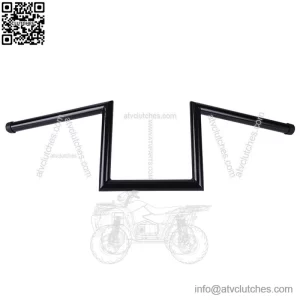 8" Rise 1" 25mm Drag Z-Bar Handlebar For Harley Sportster XL 883 1200 Iron 48 72 (For: Harley-Davidson)