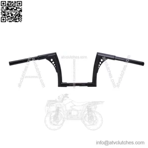 1-1/4" Fat Bar 10" Rise Hangers Handlebar For Harley Dyna Softail Custom (For: Harley-Davidson)