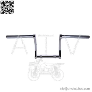 1" Motorcycle Handlebars Drag Z Bar For Harley Chopper Bobber Cruiser Custom (For: Harley-Davidson)
