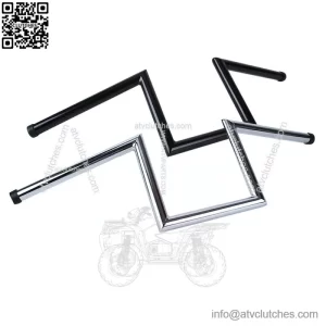 Motorcycle 8" Rise Hanger 1" Z-Bars Drag Handlebars For Harley Universal (For: Harley-Davidson)