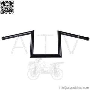 Motorcycle 8" Rise Drag Z-Bars 1" Handlebars For Harley Sportster Dyna Softail (For: Harley-Davidson)