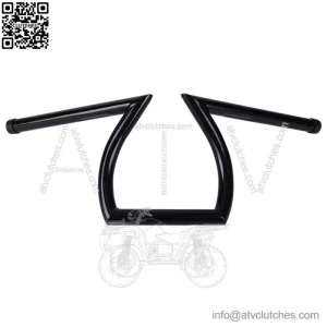 Black 1" Z-Bar Handlebar Drag Bars For Harley Softail Dyna Sportster XL 883 1200 (For: Harley-Davidson)
