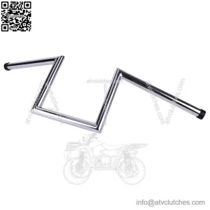 8" Rise Hanger 1" Drag Z Bars Handlebars For Harley Sportster Softail Dyna (For: Harley-Davidson)