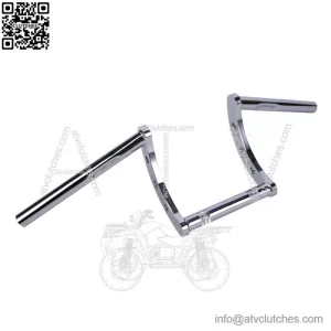 1" Chrome Motorcycle Handlebars Drag Z Bar For Harley Sportster Dyna Softail (For: Harley-Davidson)