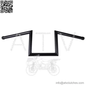 Motorcycle 8" Rise Drag Z-Bar 1" Handlebar For Harley Sportster Dyna Universal (For: Harley-Davidson)