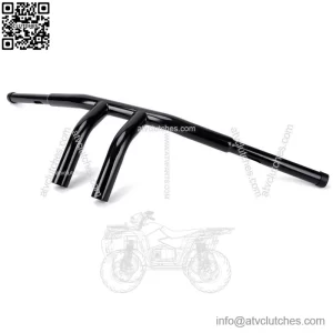 1-1/4" Black 8" Rise Pullback T-Bars Handlebars Drag Bar For Harley Universal (For: Harley-Davidson)