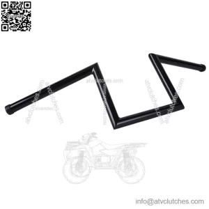 Motorcycle 8" Rise 1" Drag Z-Bar Handlebar For Harley Sportster Super Glide FXR (For: Harley-Davidson)