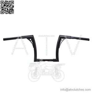Black 12" Rise Fat Hanger Bars Handlebar For Harley FLST FXST Sportster XL (For: Harley-Davidson)
