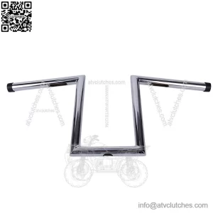 10-1/2" Rise Hanger Z-Bar Handlebar For Harley Dyna Sportester XL 883 1200 (For: Harley-Davidson)