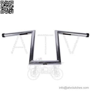 10-1/2" Rise 1" Hangers Z-Bars Handlebars For Harley Sportster XL 883 1200 (For: Harley-Davidson)