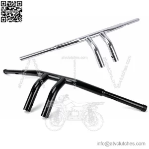 8" Rise T-Bar 1-1/4" Drag Bars Handlebars For Harley Dyna Softail Sportster XL (For: Harley-Davidson)
