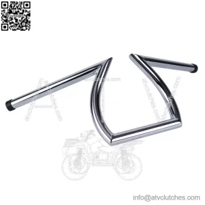 Chrome Motorcycle Drag Z-Bars 1" Handlebars for Harley Sportster Dyna Softail (For: Harley-Davidson)