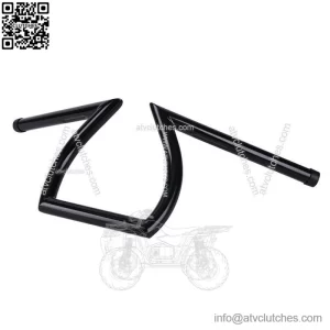 1" Hanger Z-Bar Handlebar Drag Bars For Harley Softail Dyna Sportster Bobber (For: Harley-Davidson)
