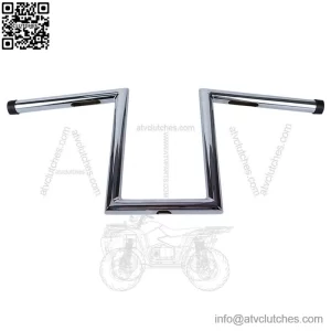 10-1/2" Rise 1" Hangers Z-Bar Handlebars For Harley Bobber Chopper Universal (For: Harley-Davidson)