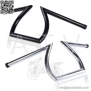 Motorcycle 1" Z Bar Drag Bar Handlebar For Harley Honda Yamaha Suzuki Kawasaki (For: Harley-Davidson)