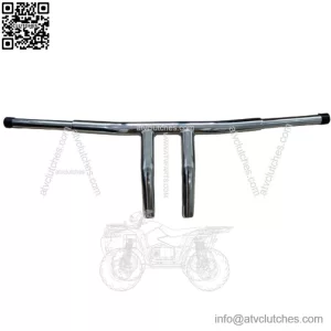 Chrome 8" Rise Drag T-Bars Handlebars For Harley Touring Dyna Softail Sportster (For: Harley-Davidson)