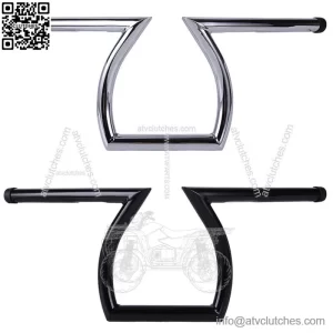 Universal 1" Drag Bar Tracker Z-Bar Handlebars For Harley Softail Dyan Sportster (For: Harley-Davidson)
