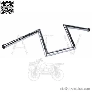 Chrome 8" Rise Hanger 1" 25mm Drag Z Bars Handlebar Fit For Harley Universal (For: Harley-Davidson)