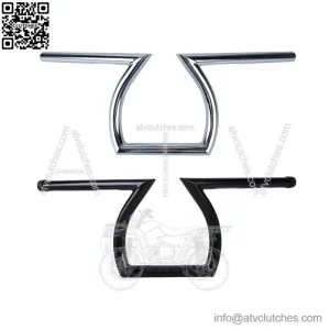 Motorcycle 1" 25mm Handlebars Z Bar Drag Bars For Harley Sportster XL 883 1200 (For: Harley-Davidson)