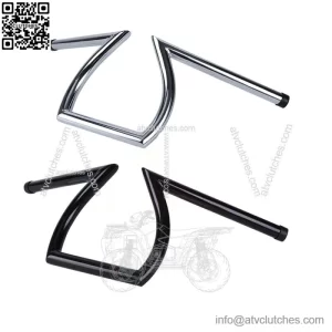 Motorcycle 1" Handlebars Z Bar Drags Bar For Harley Sportster Chopper Custom (For: Harley-Davidson)